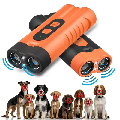 Dog Bark Stopper, Dog Bark Deterrent Deters，Barks no More Dog Training Device(Own Or Neighbour'S Dog), Long Range Ultrasoni...