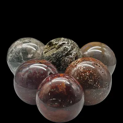 [Crescent Cast] All Ocean Jasper Crystals for Joy, Renewal, and Emotional Balance - Spheres, Towers, Freeforms, Flames, Butte...