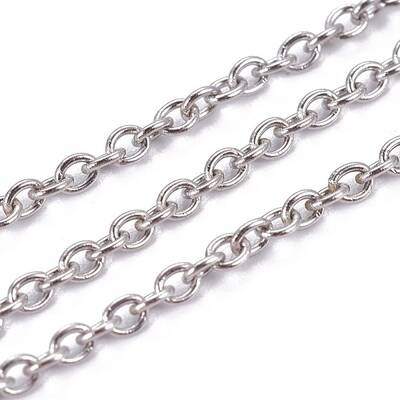 Tarnish Resistant 304 Stainless Steel Cable Chain