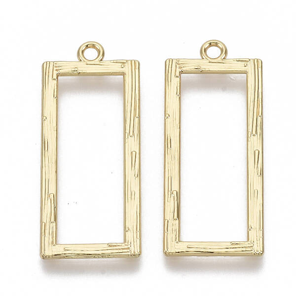 Alloy Textured Pendants