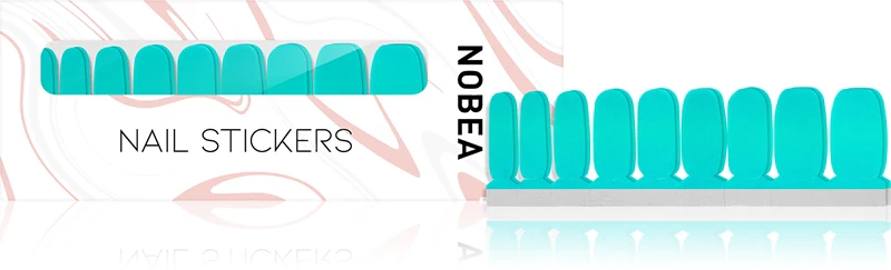 NOBEA Accessories File Blue Shine Nail Stickers