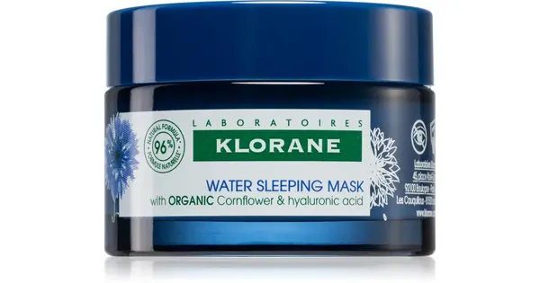Klorane Bleuet Moisturizing Night Bath with Organic Cornflower & Hyaluronic Acid 50ml