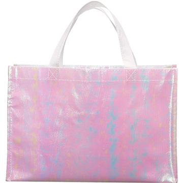 200 Promotional Iridescent Non-Woven Shopper Tote - Easy Clean