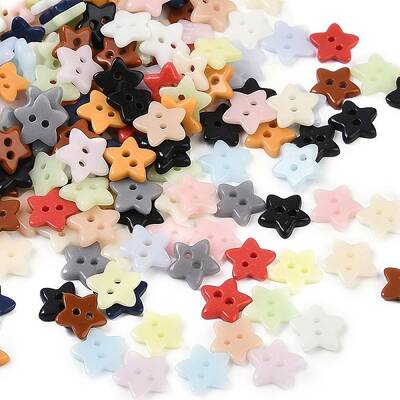 2-Hole Glass Buttons