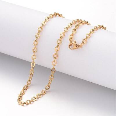 Ion Plating(IP) 304 Stainless Steel Necklace