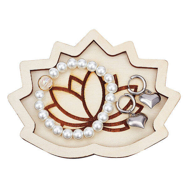 Wooden Crystal Ornament Display Tray