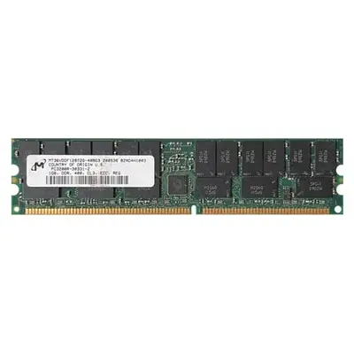 MT36VDDF12872G-40B Micron 1GB DDR-400MHz RDIMM 2Rx4 CL3 Memory