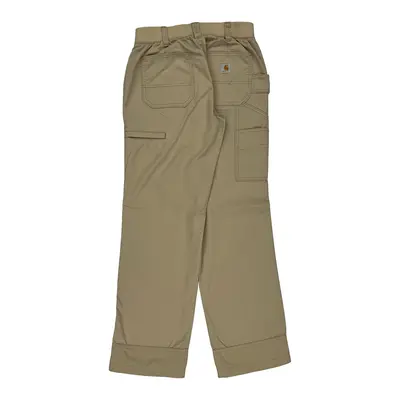 Carhartt Carpenter Trousers - 30? Waist Beige Cotton Blend