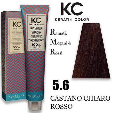 Kc Crema Colorante Alla Cheratina 100 Ml 5.6