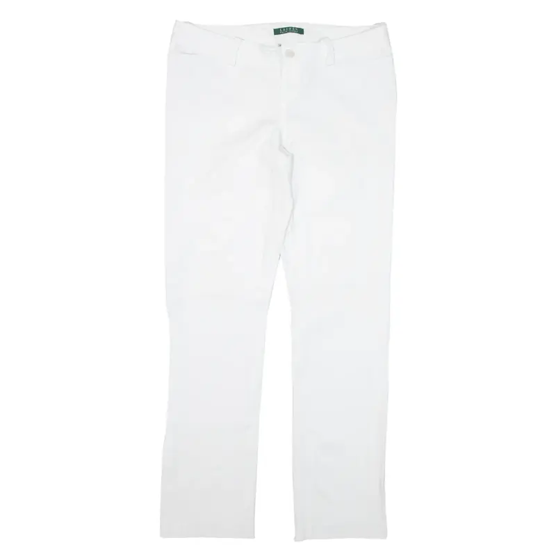 LAUREN RALPH LAUREN Trousers White Regular Straight Womens W31 L29