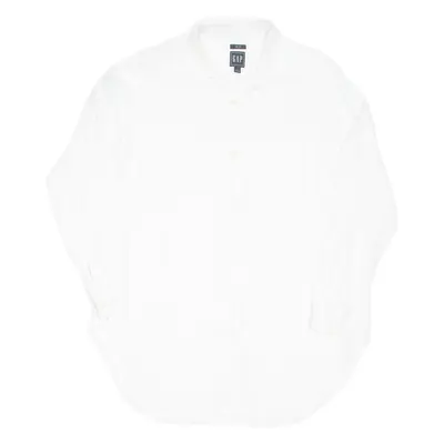 GAP Womens Blouse White Long Sleeve S