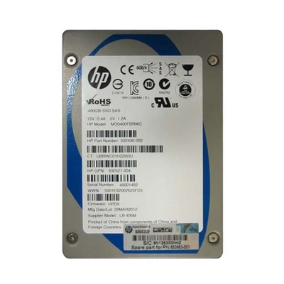 HP MO0400FBRWC | 400GB Multi-Level Cell SATA 3Gb/s Hot-Pluggable Mainstream 2.5-Inch Enterprise Solid State Drive for ProLian...