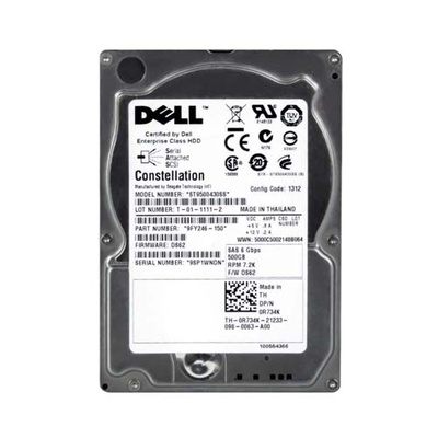 0R734K Dell 500GB 6Gb/s SAS 7200 2.5-inch 16MB Hard Drive