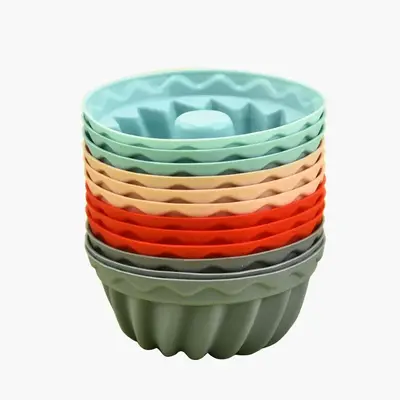 Silicone Cake Baking Molds, 12pcs/24pcs Non-stick Cupcake Molds, Practical Kitchen Baking Tools for Daily Use