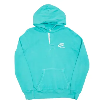 NIKE Womens Blue Hoodie XL