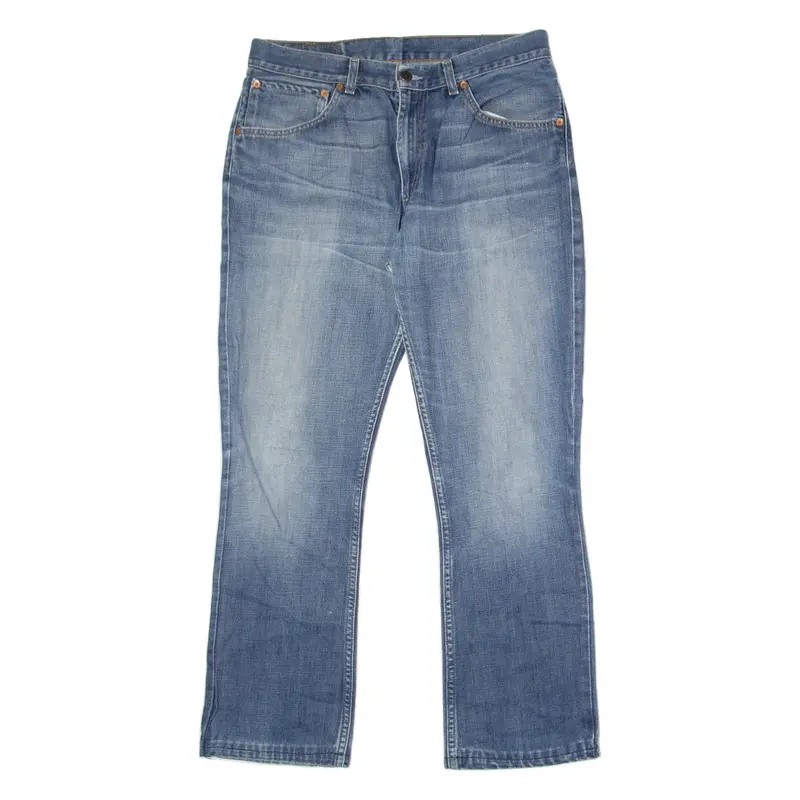LEVI'S 585 04 Mens Jeans Blue Regular Bootcut Stone Wash W32 L28