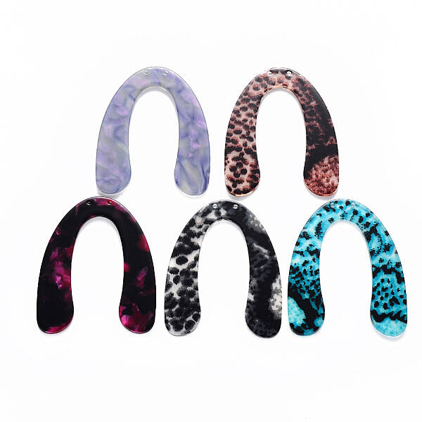 Cellulose Acetate(Resin) Big Pendants