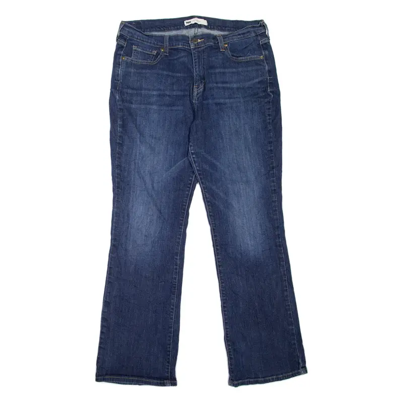 LEVI'S 515 Womens Jeans Blue Regular Bootcut Stone Wash W32 L32