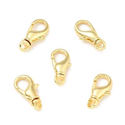 Brass Swivel Lobster Claw Clasps