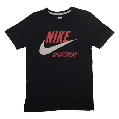 NIKE Slim Fit Mens T-Shirt Black M
