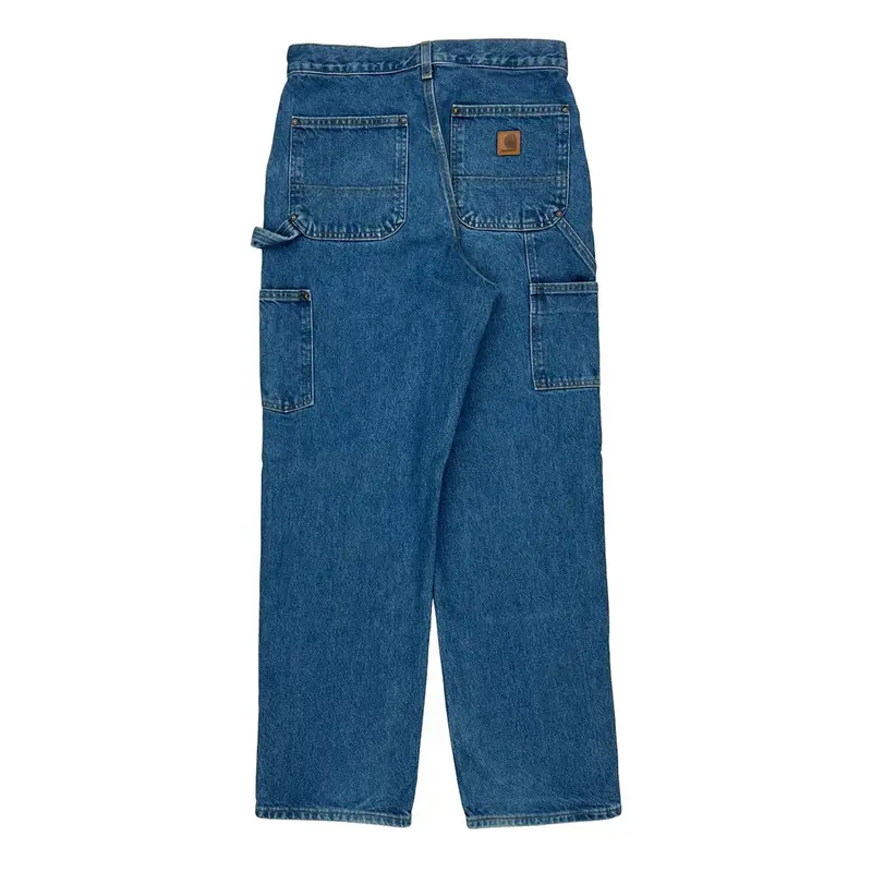 Carhartt Double Knee Carpenter Jeans - 31W 32L Blue Cotton | Size: 31″ waist