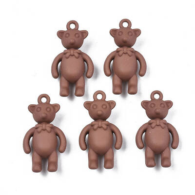 Rack Plating Spray Painted Alloy Pendants