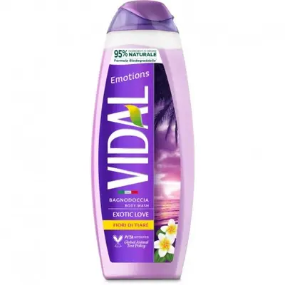Vidal Vidal Shower gel 500 Ml Emot,Tiara Flowers