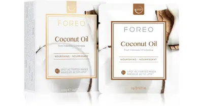 Foreo Ufo™ Coconut Oil Deep Nourishing Mask 6X6 G