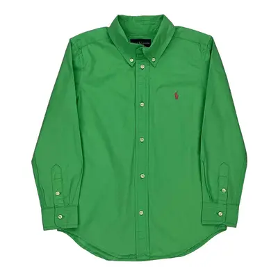 Age 7 Ralph Lauren Shirt - XS Green Cotton