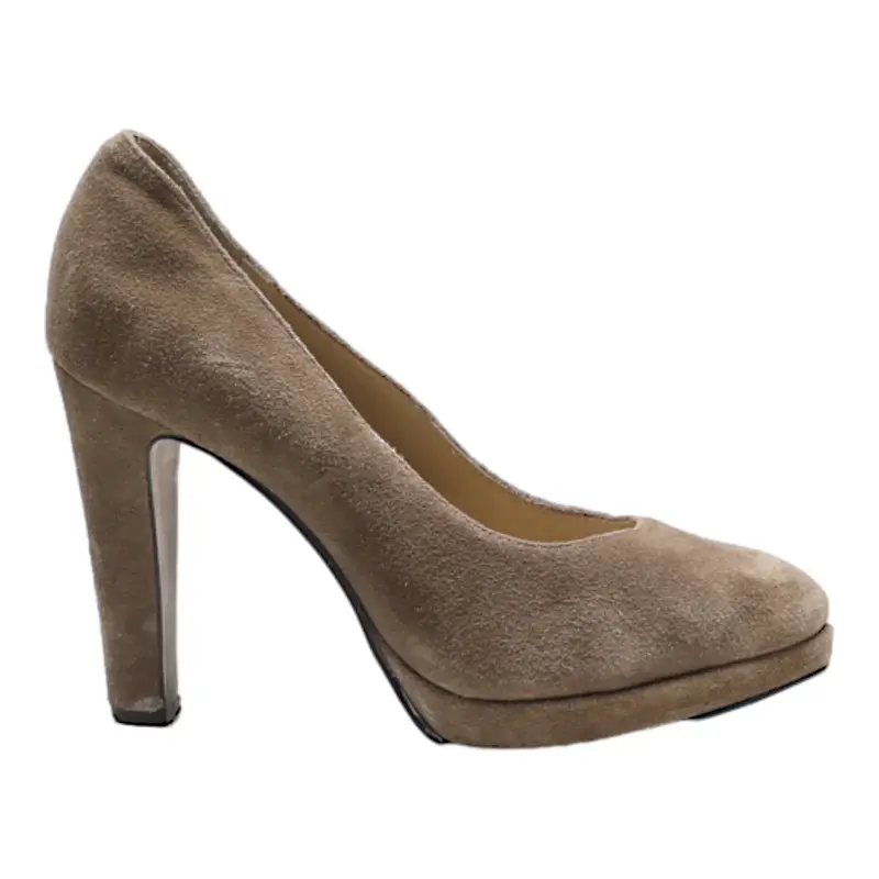 SAN MARINA Pump Heels Beige Suede Womens UK 6