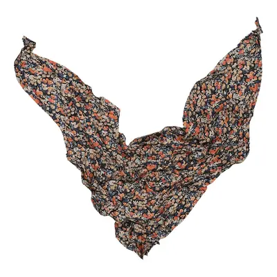 Unbranded Floral Scarf - No Size Blue Cotton