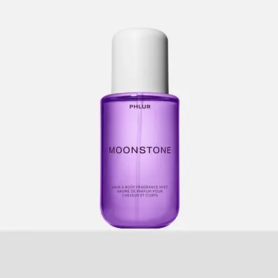 PHLUR Moonstone Body Mist - Full Size Hair & Body Fragrance Mist with Black Currant, Green Apple, Geranium & Amber (8 fl oz)