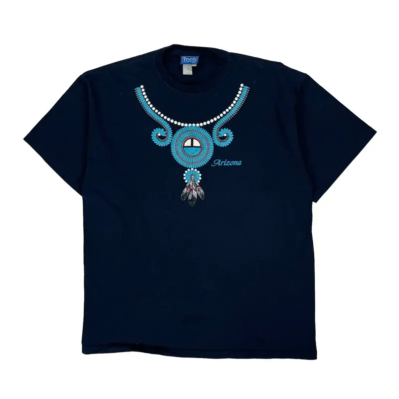 Arizona Pooh Graphic T-Shirt - XL Black Cotton