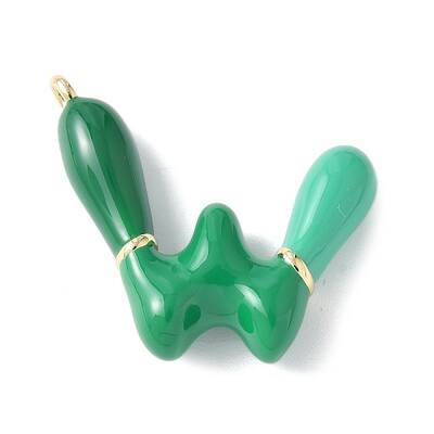 Brass Enamel Pendants