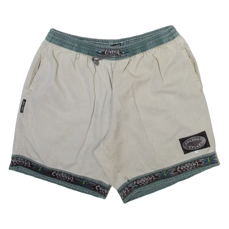 COCONUT STYLE Mens Casual Shorts Grey L W28