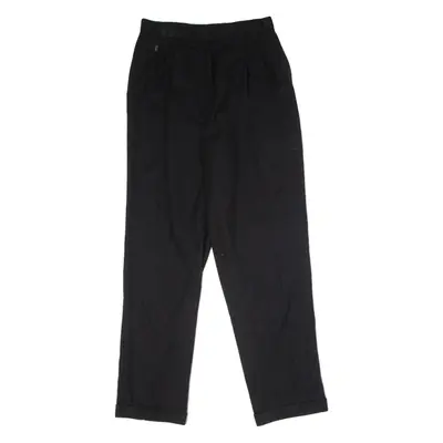 GARDEUR Pleated Womens Trousers Black Slim Tapered 90s Wool W28 L32