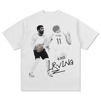 Kyriee Irving Tee Vintage T-shirt Unisex Cotton Crewneck Made Using 100% Us Cotton, Design & Printed In The USA  2024