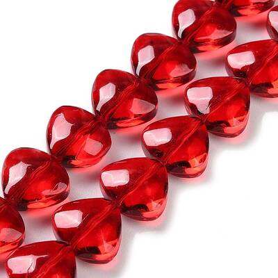 Baking Paint Glass Beads Strands