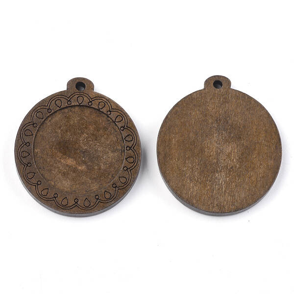 Wooden Pendant Cabochon Settings