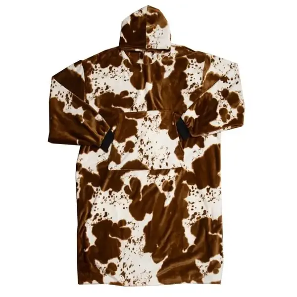 Cowhide Hooded Blanket