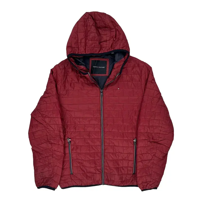 Tommy Hilfiger Puffer - Medium Red Nylon