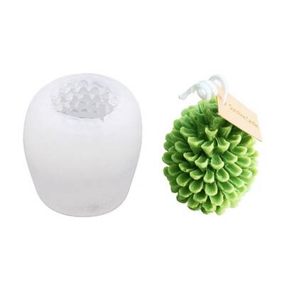 3D Pine Cone DIY Candle Silicone Molds
