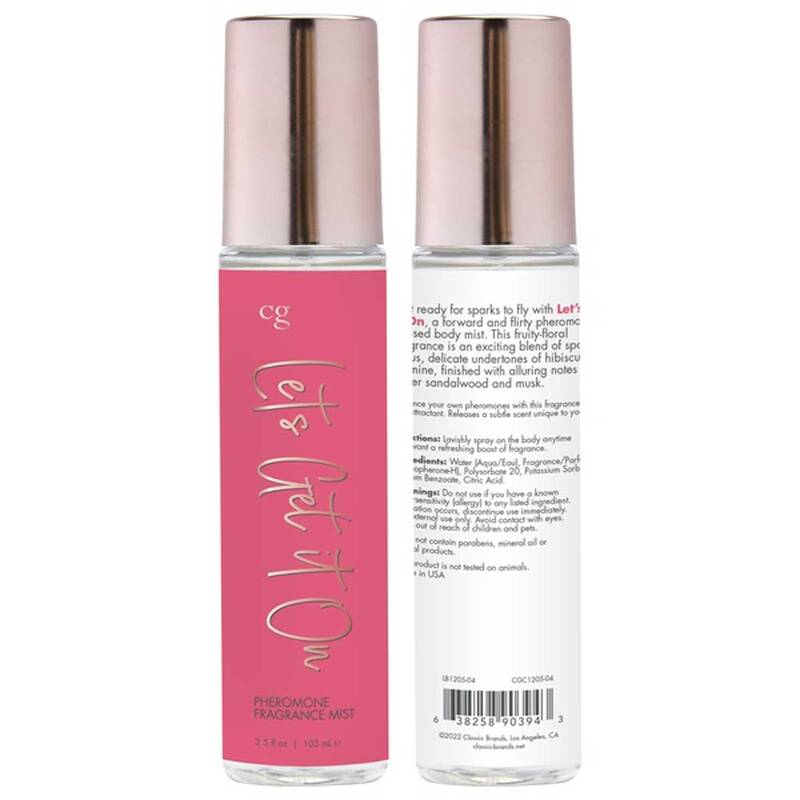 Let's Get It on - Fragrance Body Mist With Pheromones- Fruity Floral 3.5 Oz