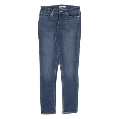 711 Womens Jeans Blue Slim Skinny Stone Wash W28 L30