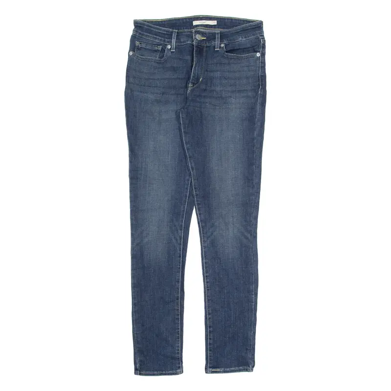 711 Womens Jeans Blue Slim Skinny Stone Wash W28 L30
