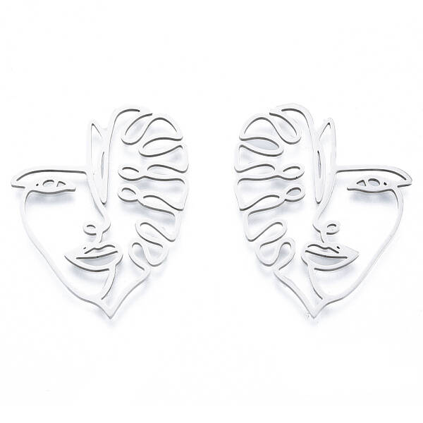 Non-Tarnish 201 Stainless Steel Filigree Joiners Links