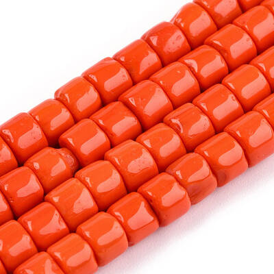 Opaque Solid Glass Bead Strands