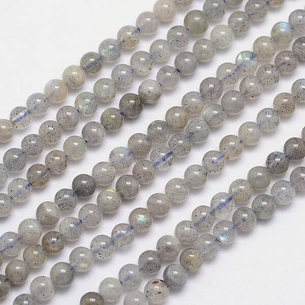 Natural Labradorite Round Bead Strands