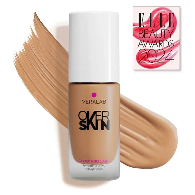 Overskin Glow And Care - Active, Radiant And Hydrating Foundation 8.5 - Macadamia 30 ml