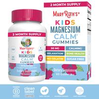 MaryRuth's Kids Magnesium Calm Gummies - 2 Month Supply - Sugar Free - Bone Health - Calcium Absorption - Sleep Gummies - Veg...